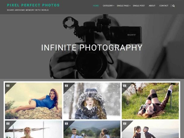 Theme Infinite Photography dành cho du lịch, nhiếp ảnh và thể thao ...