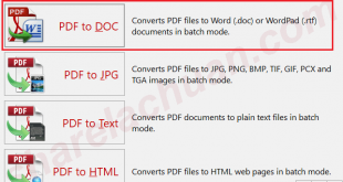 Chuyển đổi PDF sang word/word pad