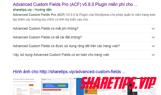 Sử dụng Plugin Advanced Custom Fields viết Schema FAQpage